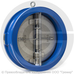 Клапан обратный двухстворчатый чугунный межфланцевый Ду-500 Ру-16 (Т<120°С) ств чугун Benarmo