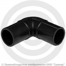 Отвод ПЭ100 спигот Дн 50 45гр Ру-16 SDR11 EUROSTANDARD