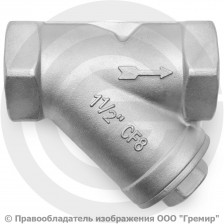 Фильтр сетчатый нержавеющий AISI 304 (CF8) Ду-40 (1 1/2) Ру-16 ВР (ВН) (Т<250°С) NK-YS40/4