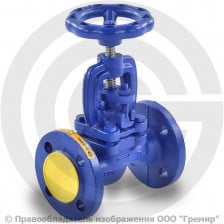 Клапан запорный чугунный фланцевый Ду-300 Ру-16 (Т<300°С) сальниковый 215A Zetkama