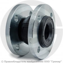 Гибкая вставка резиновая фланцевая Ду-32 Ру-10/16 EPDM Tecofi DI7240N