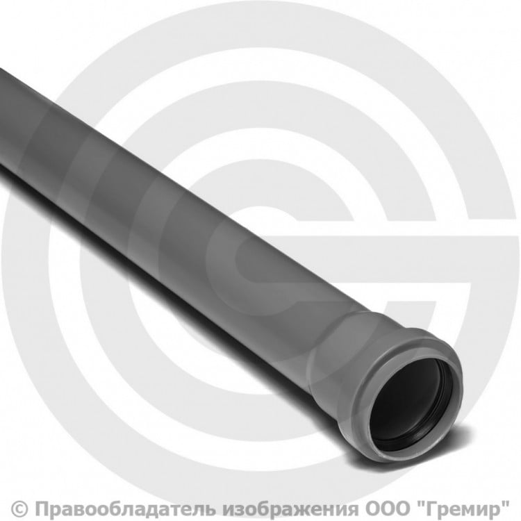 Труба PP-H Дн 50х1,8 L=1м в/к RTP канализационная купить в Москве ...