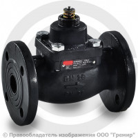 Клапан регулирующий чугунный фланцевый Ду-15 Ру-25 Kvs=0.4 м3/ч VFM-2R Ридан