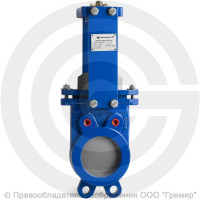 Задвижка шиберная двусторонняя с выдвижным штоком под электропривод Ду-100 Ру-16 (Т<80°С) Benarmo Задвижка шиберная двусторонняя с выдвижным штоком под электропривод Ду-100 Ру-16 (Т<80°С) Benarmo