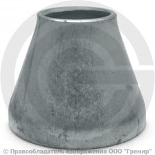 Переход 159х4,5-89х3,5 (Ду 150-80) оцинкованный концентрический ГОСТ 17378 КАЗ