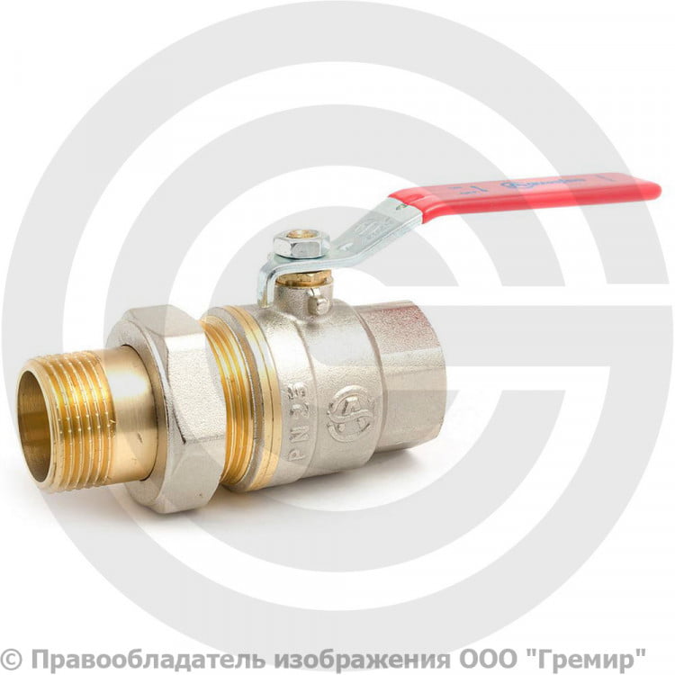 Кран шаровый Aquasfera Euro 1006 Ду-25 (1") Ру-25 ВР-"Американка ...