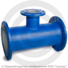 Тройник фланцевый ТФ Ду 150-100 (440-210) ВЧШГ с ЦПП цинк+AL ГОСТ ISO 2531-2012