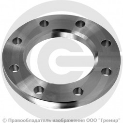 Фланец стальной прижимной накидной расточенный Ду-600 (Dвн 618мм) Ру-10 для ПЭ труб Дн 560 Т30