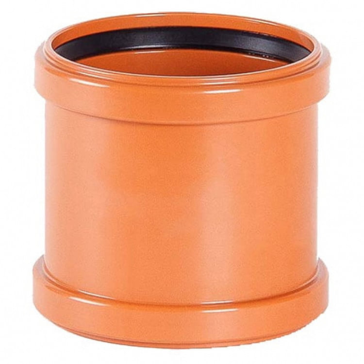 Муфта канализационная PP-B ремонтная коричневая Дн 160 б/нап в/к RTP ...