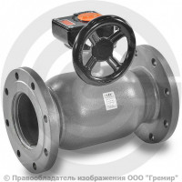 Кран стальной фланцевый с редуктором Ду-50 Ру-40 L=180мм LD КШ.Ц.Ф.Р. 050.040.Н/П