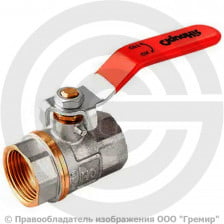 Кран латунный Ду-40 (1 1/2") Ру-25 ВР (ВН) полнопроходной рычаг MVI AquaHit BV.311