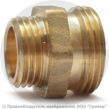 Ниппель латунный переходной НР (НАР) Ду 20-16 (3/4") Giacomini