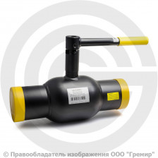 Кран стальной под приварку Ду-80 Ру-25 L=370мм полнопроходной Broen Ballomax КШТ 60.112.080