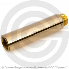 Удлинитель латунный НР-ВР (НАР-ВН) Ду-15 (1/2") L=100мм STOUT