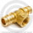 Тройник латунный для PE-X труб Дн 20-1/2&quot;х20 ВР (ВН) GX154 Giacomini