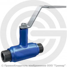 Кран стальной цапковый Ду-20 Ру-40 L=135мм полнопроходной LD КШ.Ц.Ц. Energy 020.040.П/П
