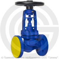 Клапан запорный стальной фланцевый Ду-15 Ру-40 (Т<300°С) сильфонный Benarmo