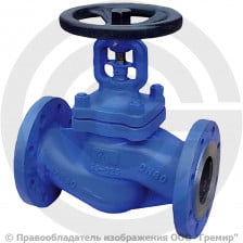 Клапан запорный стальной фланцевый Ду-15 Ру-40 (Т<300°С) сильфонный Benarmo