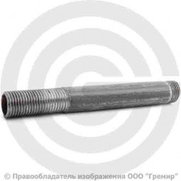Сгон стальной удлиненный L=200мм Ду-20 (3/4") без комплекта АС