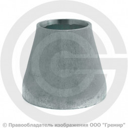 Переход 33,7х3,2-26,9х3,2 (Ду 25-20) оцинкованный концентрический исп.1 шовный