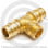Тройник латунный для PE-X труб Дн 20-1/2"х20 НР (НАР) GX153 Giacomini