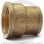 Муфта латунная переходная ВР (ВН) Ду 40-32 (1 1/2"-1 1/4") LD