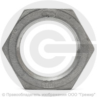 Контргайка нержавеющая AISI 316 6-ти гранная ВР-ВP Ду-15 (1/2")