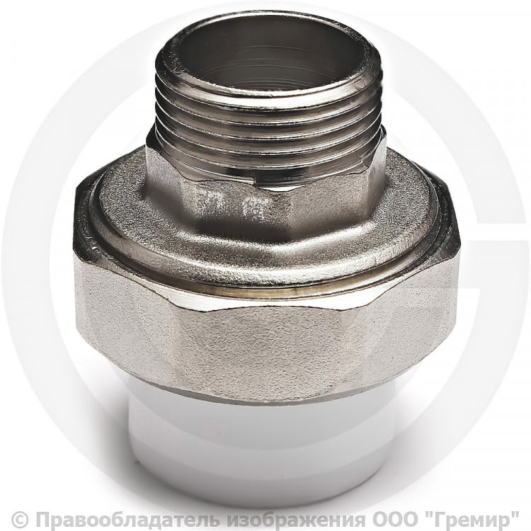 Муфта PP-R разъемная Дн 20-1/2