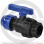 Кран ПНД компрессионный Дн 25-3/4" Ру-16 ВР (ВН) RTP (РосТурПласт)