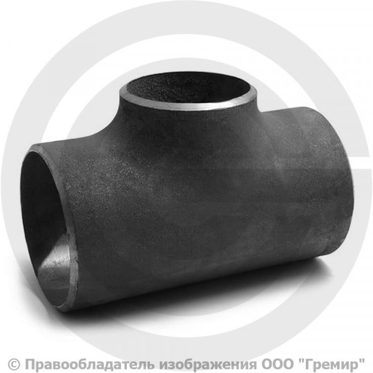 Тройник П 89х3,5-57х3 (Ду 80-50) стальной (Ст.20) переходной ГОСТ 17376 ...