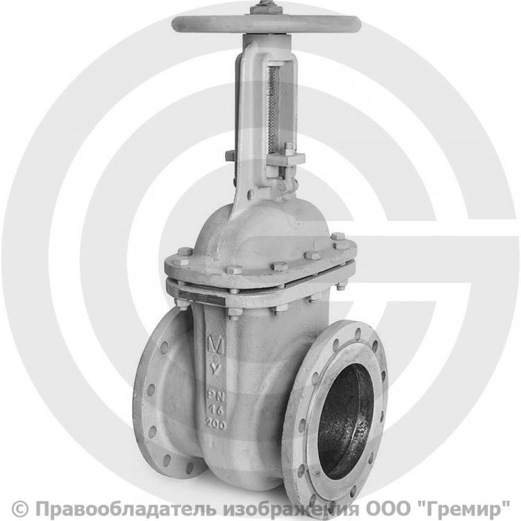 Задвижка стальная фланцевая Ду-300 Ру-16 30с41нж МЗТА | Гремир