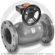 Кран стальной фланцевый с редуктором Ду-400 Ру-16 L=880мм LD КШ.Ц.Ф.Р.400/305.016.Н/П