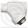Фильтр PP-R сетчатый белый Дн 20 45гр внутренняя-наружная пайка RTP (РосТурПласт)