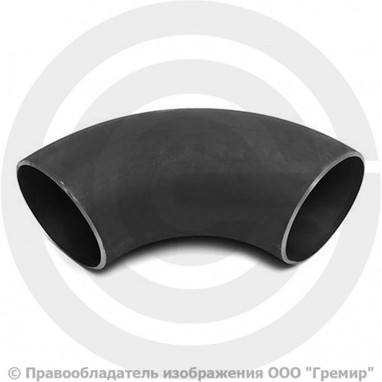 Отвод П90 159х12 (Ду-150) стальной (Ст.20) 90 градусов ГОСТ 17375 | GREMIR