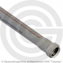 Труба PP-H канализационная серая Дн 32х1,8 безнапорная L=0,5м в/к Ostendorf HT HTEM