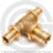 Тройник бронзовый переходной для PE-X труб Дн 25-25-16 RAUTITAN PLATINUM RX Rehau
