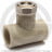 Тройник PP-R серый с накидной гайкой Дн 32-1 1/4&quot; Pro Aqua
