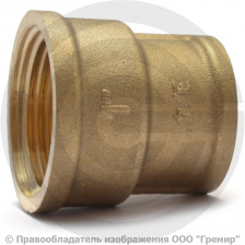 Муфта латунная переходная ВР (ВН) Ду 8-4 (1/4"-1/8") STOUT