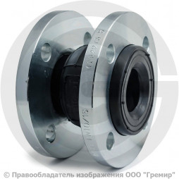 Вибровставка резиновая фланцевая Ду-65 Ру-10/16 EPDM Tecofi DI7240N