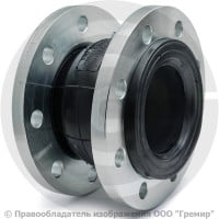 Вибровставка резиновая фланцевая Ду-100 Ру-10/16 EPDM Tecofi DI7240N