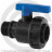 Компрессионный кран ПНД Дн 3/4&quot;-3/4&quot; ВР-НР (ВН-НАР) Ру-10 RTP (РосТурПласт)