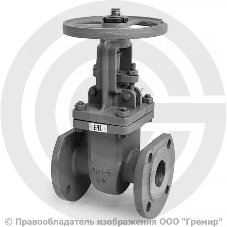 Задвижка стальная фланцевая Ду-50 Ру-16 (Т