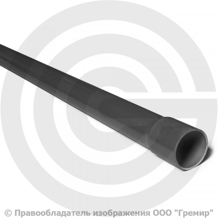 Труба НПВХ 100 клеевая серая SDR13,6 Дн 50х3,7 Ру-16 напорная L=3м ...