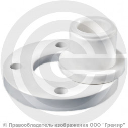 Фланец PP-R белый Дн 40 мм с буртом RTP (РосТурПласт) Фланец PP-R белый Дн 40 мм с буртом RTP (РосТурПласт)