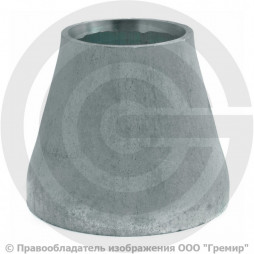 Переход 133х5-57х3 (Ду 125-50) оцинкованный концентрический ГОСТ 17378