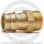 Муфта латунная для PE-X труб Дн 20-3/4" НР (НАР) РОС