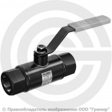 Кран стальной резьбовой Ду-25 (1") Ру-40 ВР (ВН) L=135мм ALSO КШ.М.