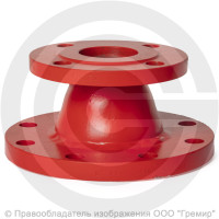 Переход фланцевый ПФ (ХФ) стальной Ду 200-125 Ру-16 КЗСД Переход фланцевый ПФ (ХФ) стальной Ду 200-125 Ру-16 КЗСД