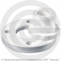 Фланец PP-R белый Дн 110 мм с буртом RTP (РосТурПласт)