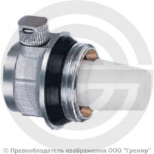 Воздухоотводчик автоматический латунный Ду-25 (1") Ру-10 НР (НАР) угловой правый для радиатора Aquasfera 5016